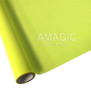 AMagic Specialty Y0NE0N Fluorescent Heat Transfer Foil - Create Shiny Metallic Designs