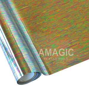 AMagic Specialty S0LS05 Oil Metallic 5 Heat Transfer Foil - Create Shiny Metallic Designs