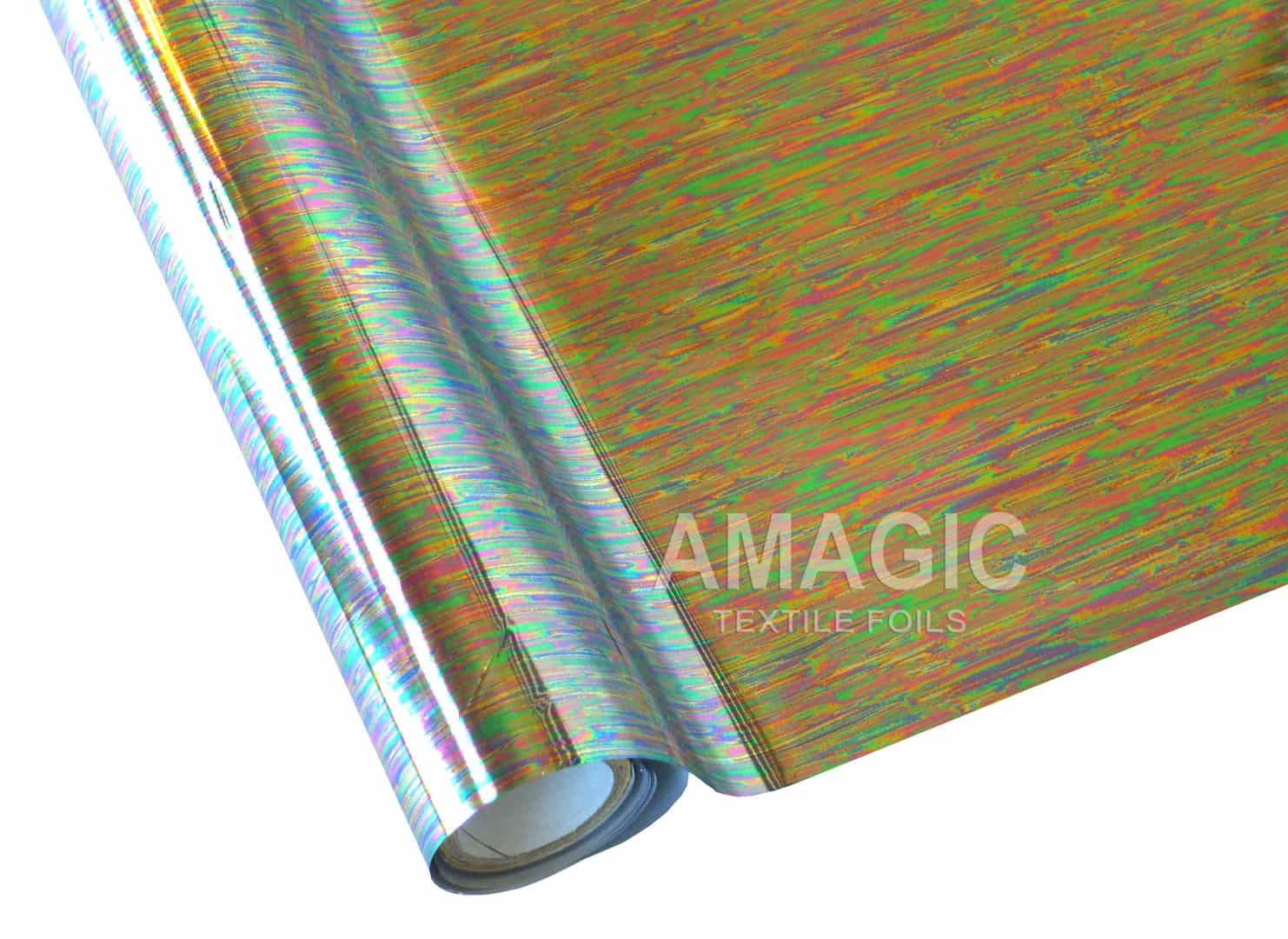 AMagic Specialty S0LS05 Oil Metallic 5 Heat Transfer Foil - Create Shiny Metallic Designs