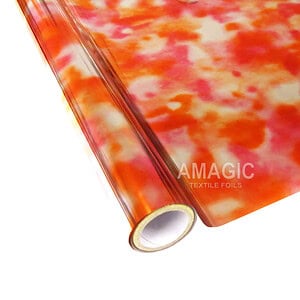 AMagic Specialty E0AL01 Tie Dye Heat Transfer Foil - Create Shiny Metallic Designs