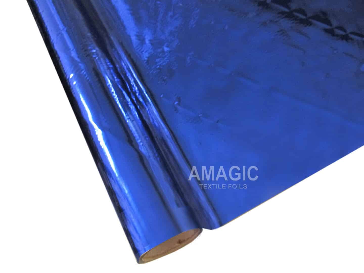 AMagic BK Cobalt Blue Heat Transfer Foil - Create Shiny Metallic Designs