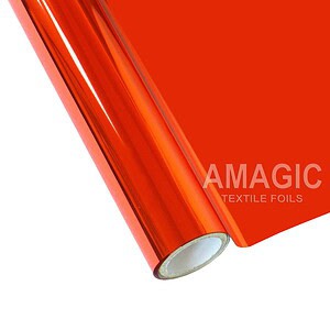 AMagic EA Sunset Orange Heat Transfer Foil - Create Shiny Metallic Designs