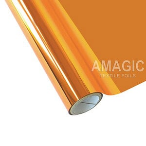 AMagic EC Pumpkin Heat Transfer Foil - Create Shiny Metallic Designs