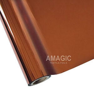 AMagic H3 Bronze Heat Transfer Foil - Create Shiny Metallic Designs
