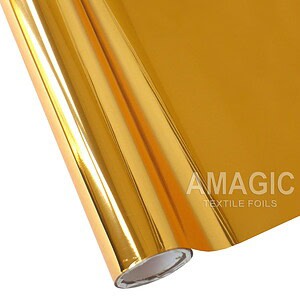 AMagic HF Autumn Gold Heat Transfer Foil - Create Shiny Metallic Designs