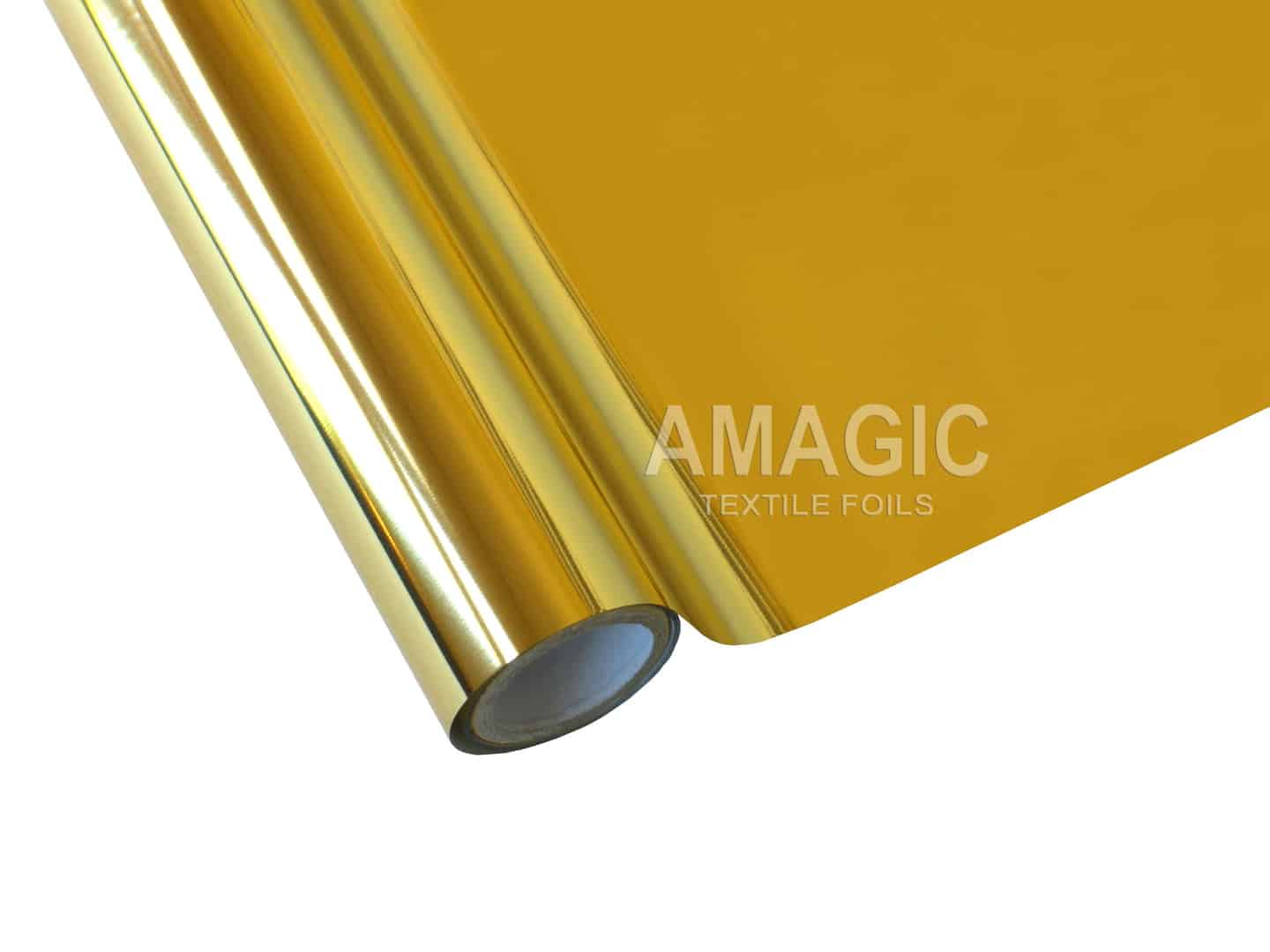 Klaser_HG_Sunset_Gold AMagic HG Sunlight Gold Heat Transfer Foil - Create Shiny Metallic Designs