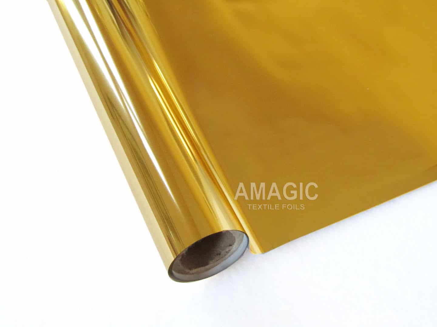 Klaser_HK_Warm_Gold AMagic HK Warm Gold Heat Transfer Foil - Create Shiny Metallic Designs