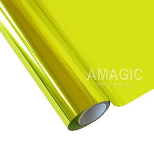 AMagic NC Lemongrass Heat Transfer Foil - Create Shiny Metallic Designs