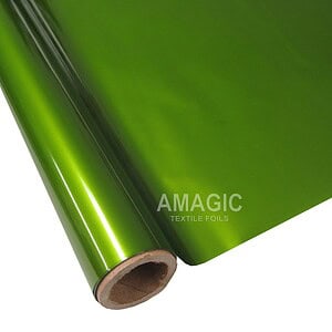 AMagic NF Grass Green Heat Transfer Foil - Create Shiny Metallic Designs