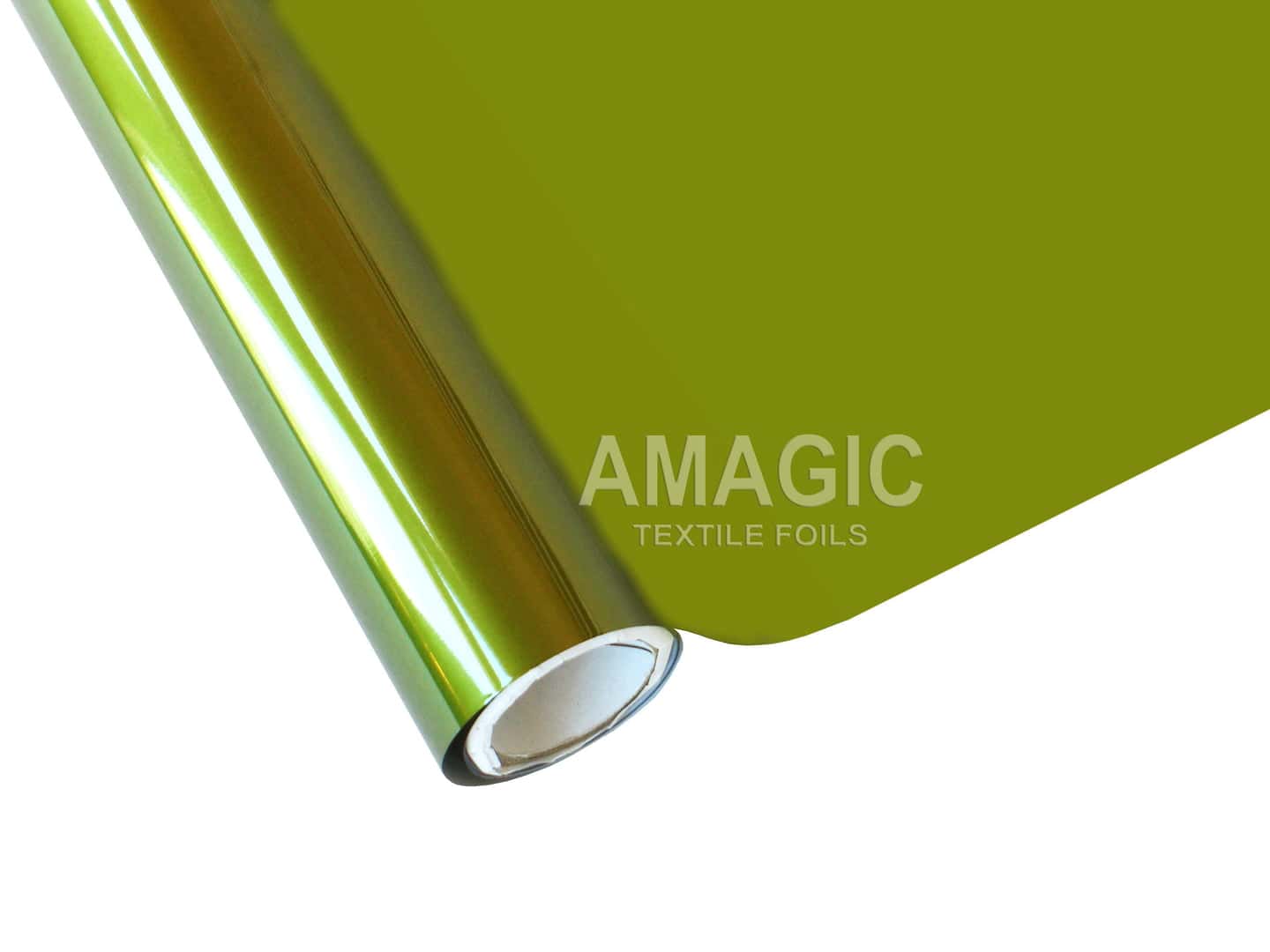 AMagic NH Olive Green Heat Transfer Foil - Create Shiny Metallic Designs
