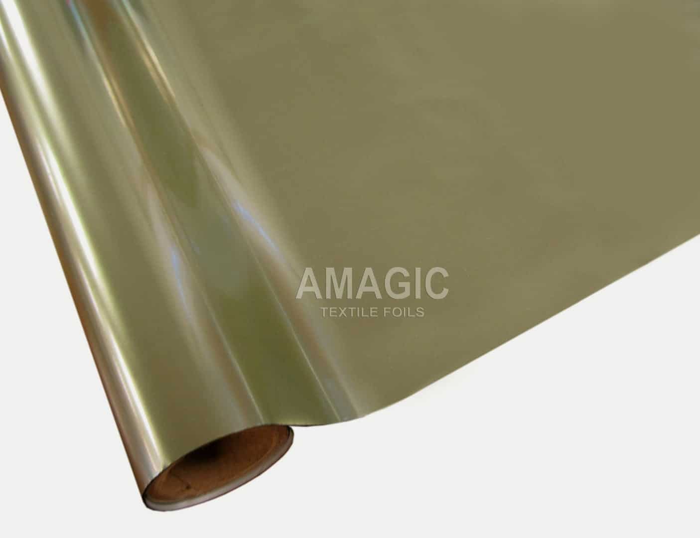 AMagic NL Combat Green Heat Transfer Foil - Create Shiny Metallic Designs