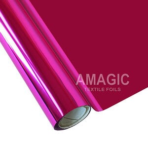 AMagic PA Magenta Heat Transfer Foil - Create Shiny Metallic Designs