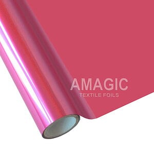 AMagic PE Matte Pink Heat Transfer Foil - Create Matte Metallic Designs