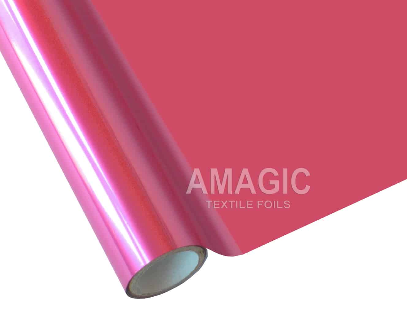 AMagic PE Matte Pink Heat Transfer Foil - Create Matte Metallic Designs