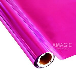 AMagic PG Ultra Pink Heat Transfer Foil - Create Shiny Metallic Designs