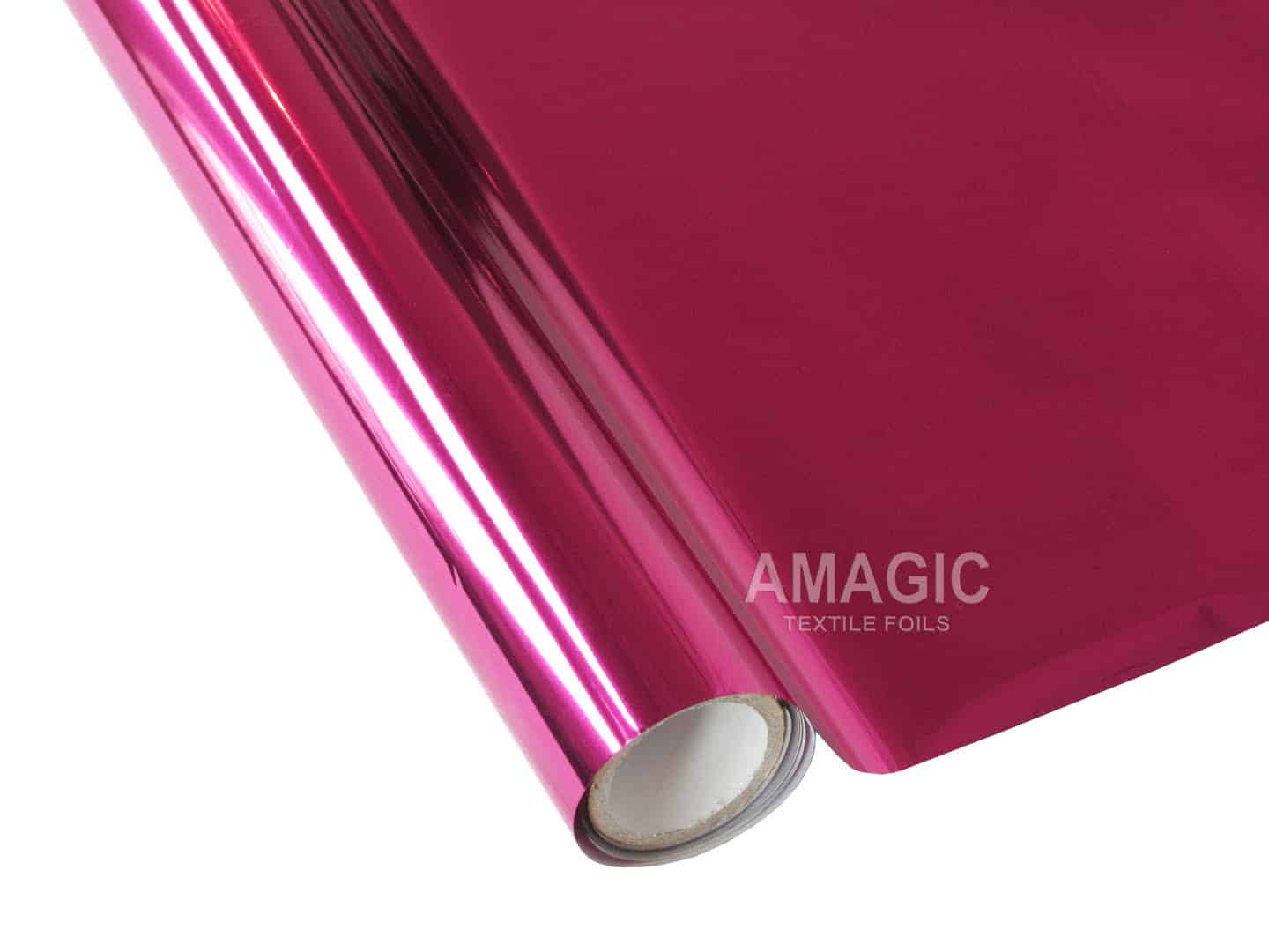AMagic PK Deep Pink Heat Transfer Foil - Create Shiny Metallic Designs