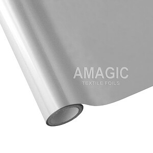 AMagic SB Matte Silver Heat Transfer Foil - Create Shiny Metallic Designs