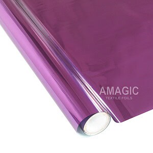 AMagic VD Red Violet Heat Transfer Foil - Create Shiny Metallic Designs