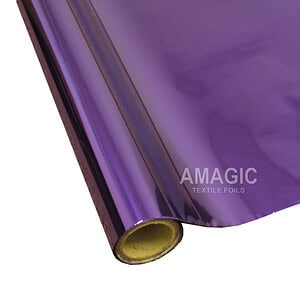 AMagic VE Midnight Purple Heat Transfer Foil - Create Shiny Metallic Designs