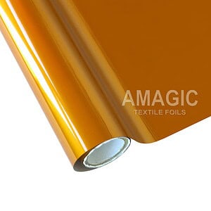 AMagic WB Carmel Heat Transfer Foil - Create Shiny Metallic Designs