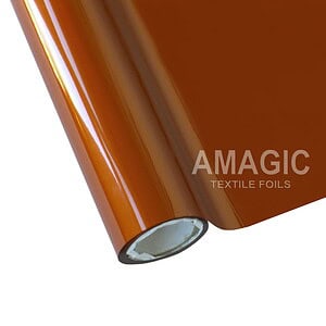 AMagic WC Burnt Sienna Heat Transfer Foil - Create Shiny Metallic Designs