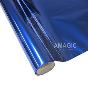 AMagic B4 Dark Blue Heat Transfer Foil - Create Shiny Metallic Designs