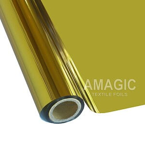AMagic H5 Green Gold Heat Transfer Foil - Create Shiny Metallic Designs