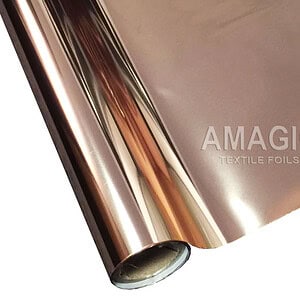 AMagic HP Pink Gold Heat Transfer Foil - Create Shiny Metallic Designs