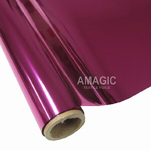 AMagic P1 Pink Heat Transfer Foil - Create Shiny Metallic Designs