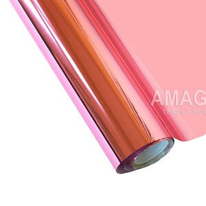 AMagic PC Light Rose Heat Transfer Foil - Create Shiny Metallic Designs