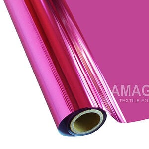 AMagic PJ Hot Pink Heat Transfer Foil - Create Shiny Metallic Designs