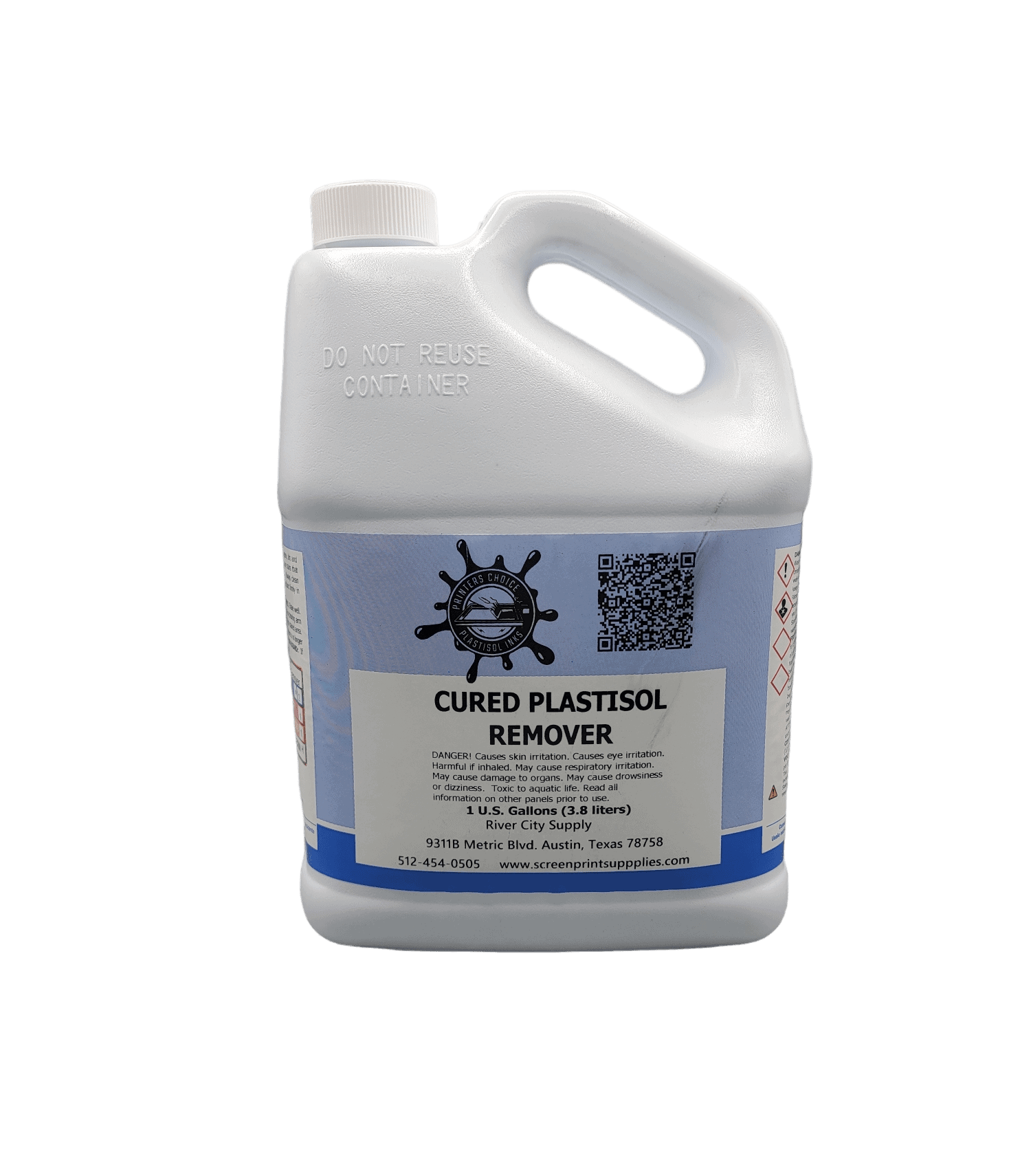 Printers Choice Cured Plastisol Stain & Spot Remover Fluid – Fast, Clean Ink Removal for Screen Printers