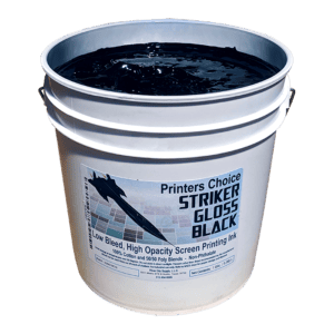 Printers Choice Striker Black Gloss Plastisol Ink