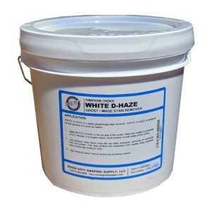 Printers Choice White D-Haze Remover – Powerful Ghost and Stain Remover for Screen Printing