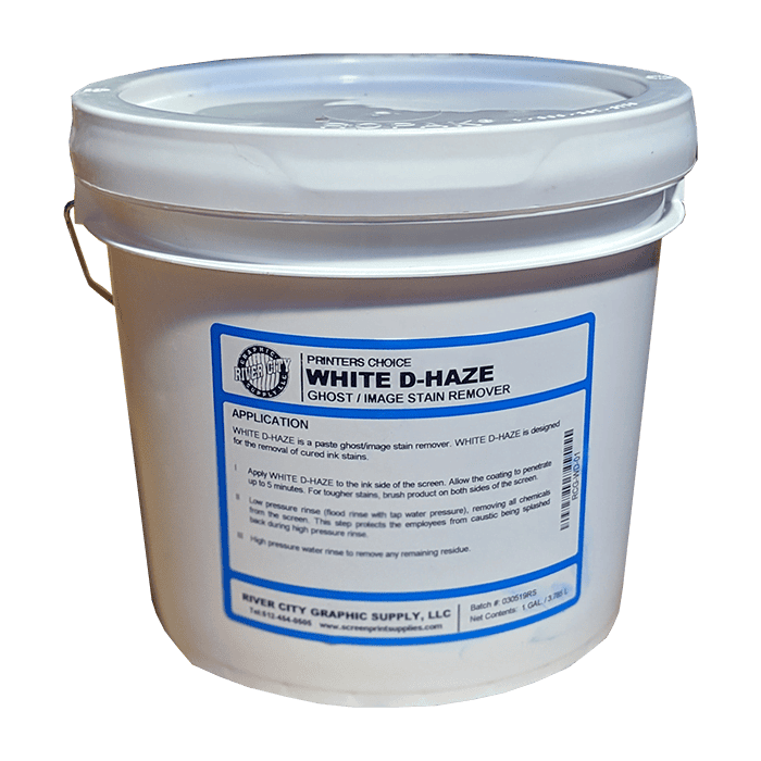 Printers Choice White D-Haze Remover – Powerful Ghost and Stain Remover for Screen Printing