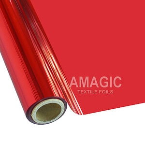 AMagic R4 Red Heat Transfer Foil - Create Shiny Metallic Designs