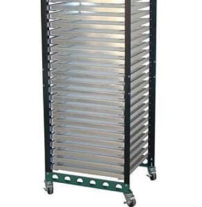 Vastex Screen Drying Rack – Durable, Mobile Storage for Screen Printing Shops