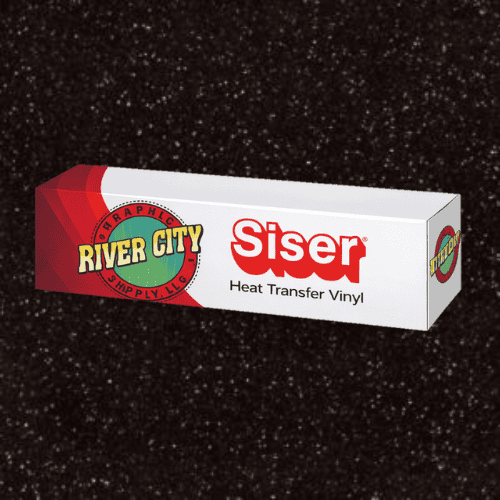 Siser 20 Black Glitter Heat Transfer Vinyl