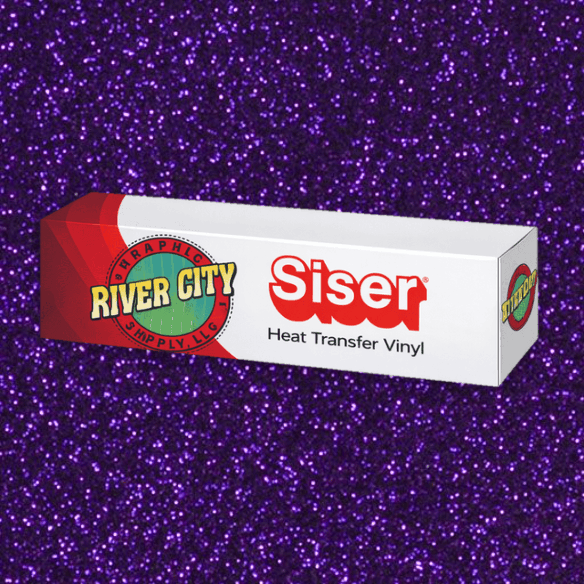 Siser 20 Purple Glitter Heat Transfer Vinyl