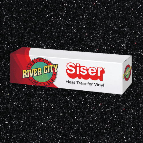 Siser Glitter Galaxy Black Heat Transfer Vinyl