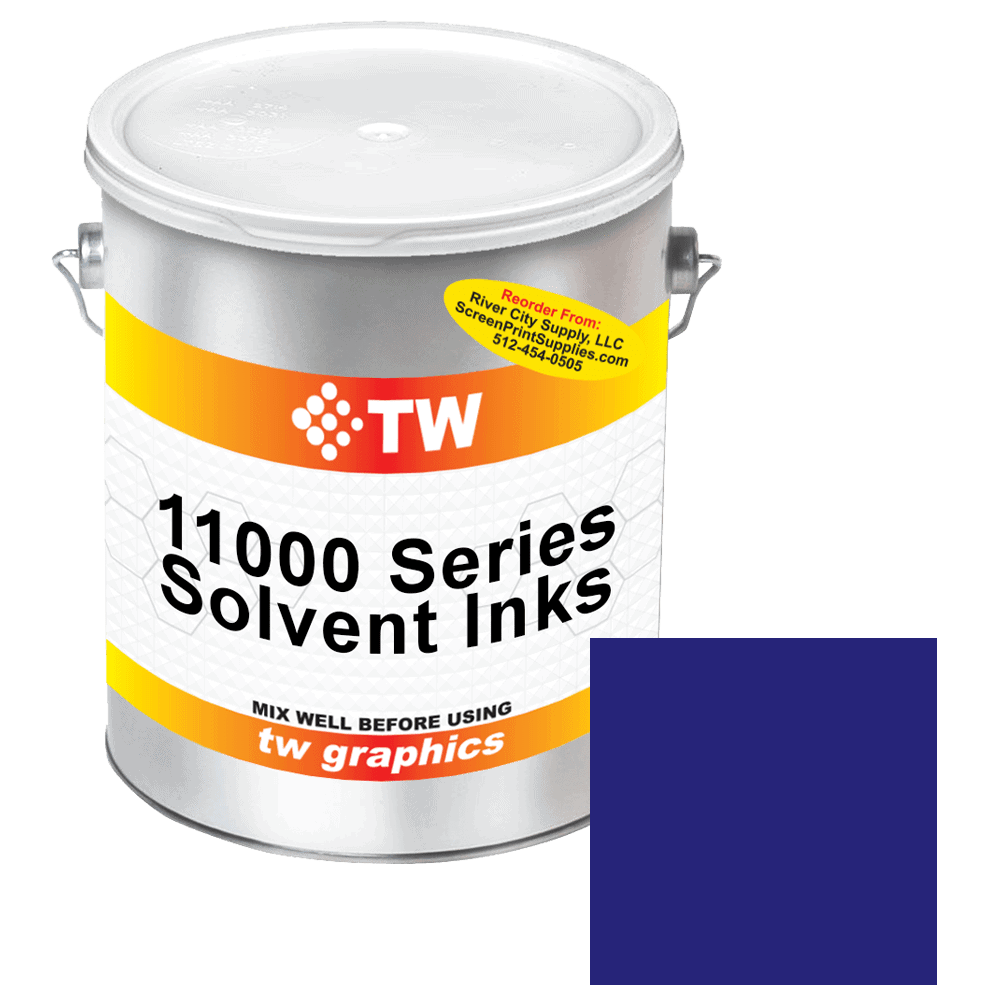 TW 11008 Red Shade Blue Solvent Based Ink - Versatile Printing Ink