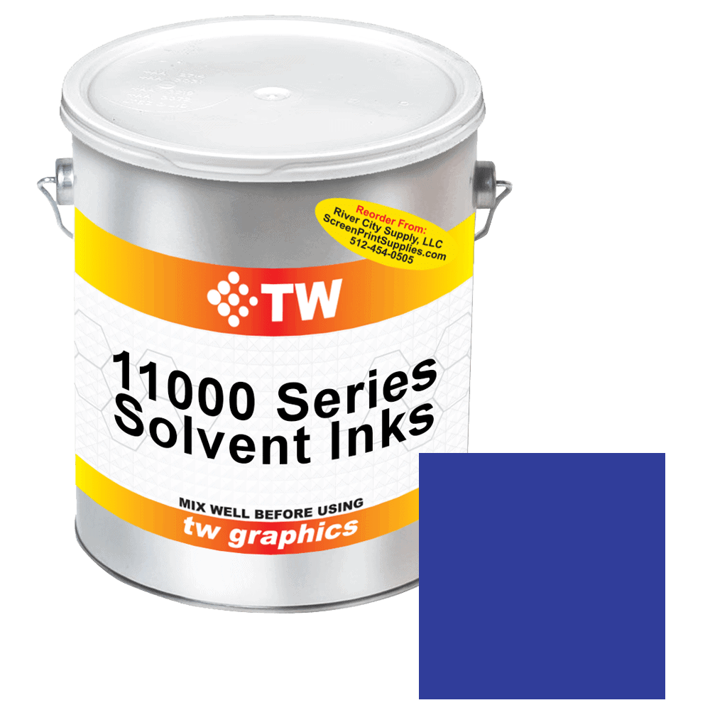 TW 11009 Green Shade Blue Solvent Based Ink - Versatile Printing Ink