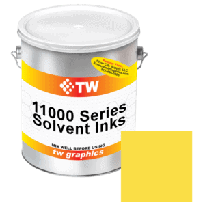 TW 11012 Lemon Yellow Solvent Based Ink - Versatile Printing Ink