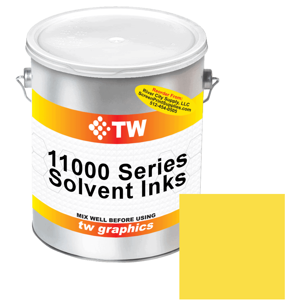 TW 11012 Lemon Yellow Solvent Based Ink - Versatile Printing Ink