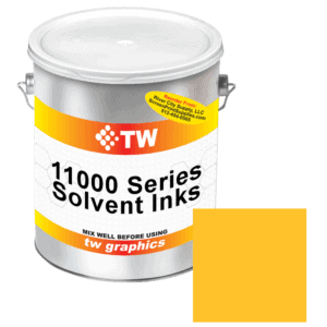 TW 11013 Medium Yellow Solvent Based Ink - Versatile Printing Ink