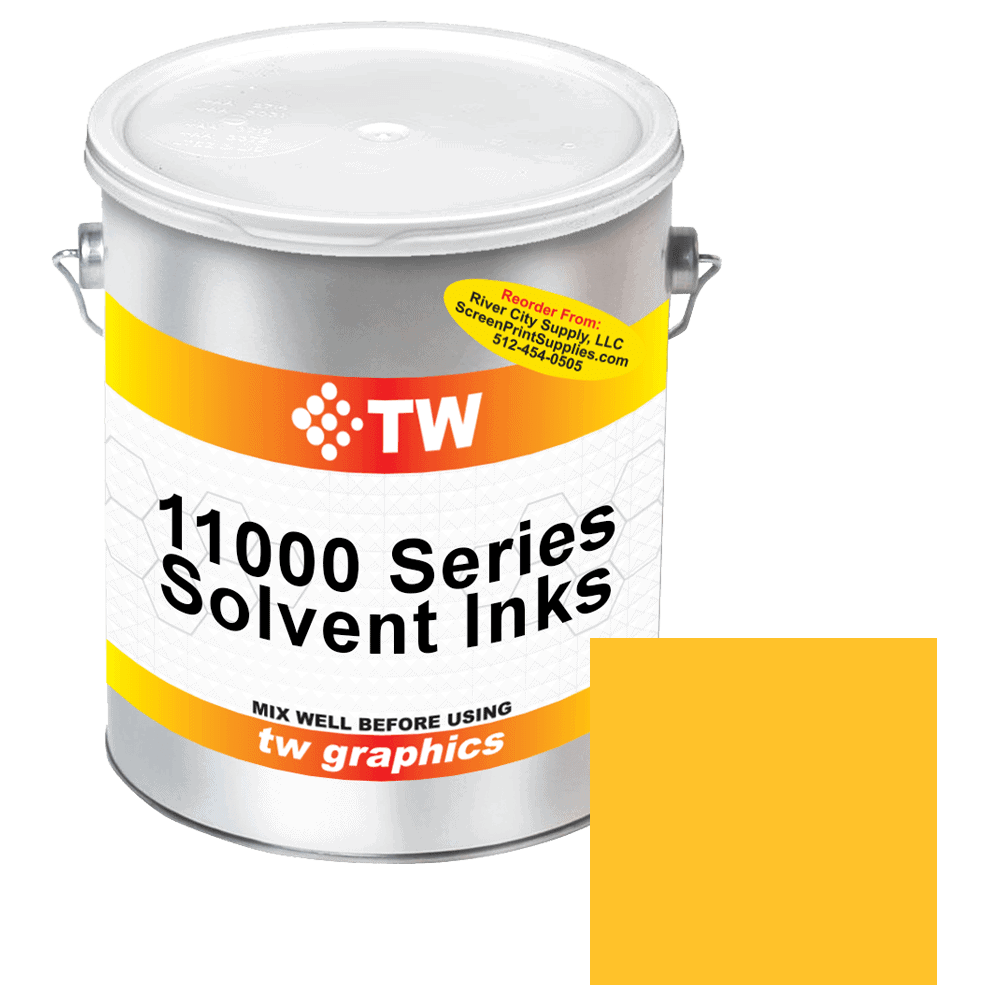 TW 11013 Medium Yellow Solvent Based Ink - Versatile Printing Ink