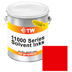 TW 11014 Fire Red Solvent Based Ink - Versatile Printing Ink
