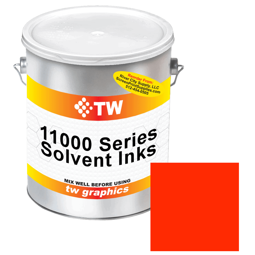 TW 11016 Warm Red Solvent Based Ink - Versatile Printing Ink