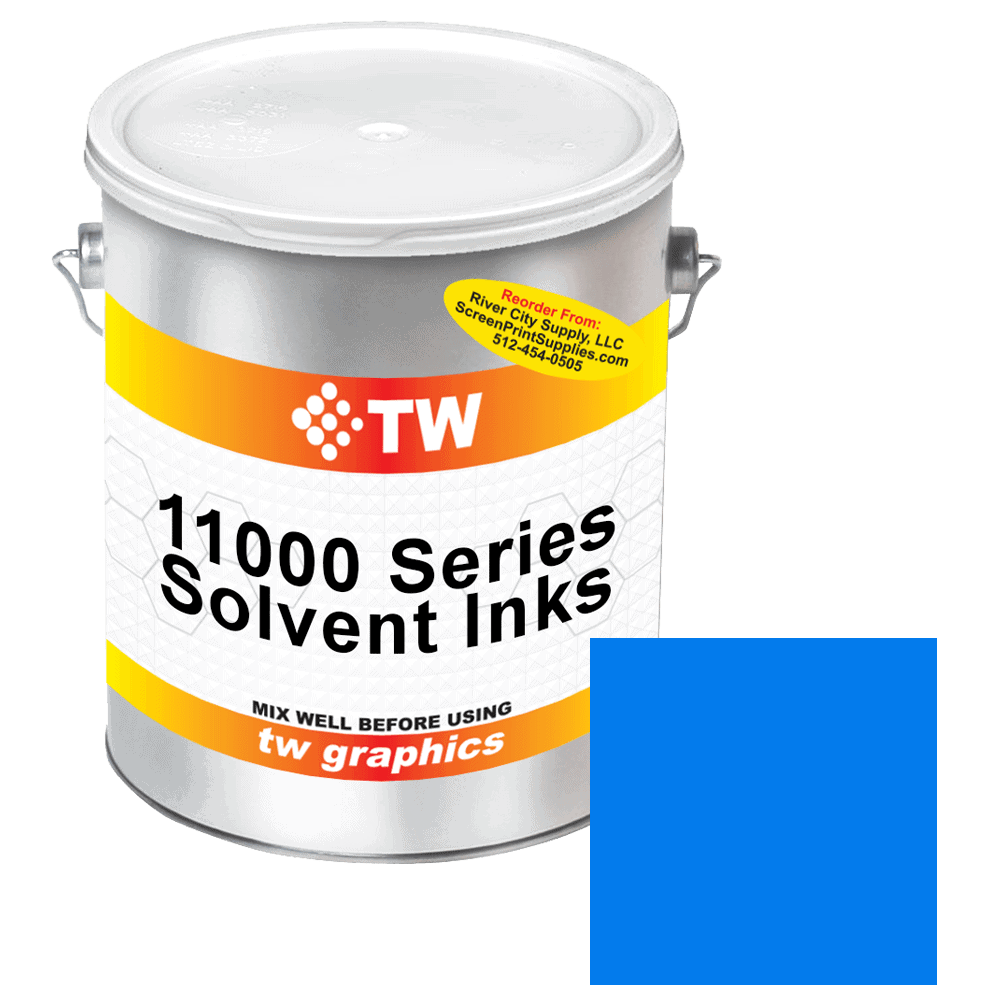 TW 11018 Process Blue Solvent Based Ink - Versatile Printing Ink
