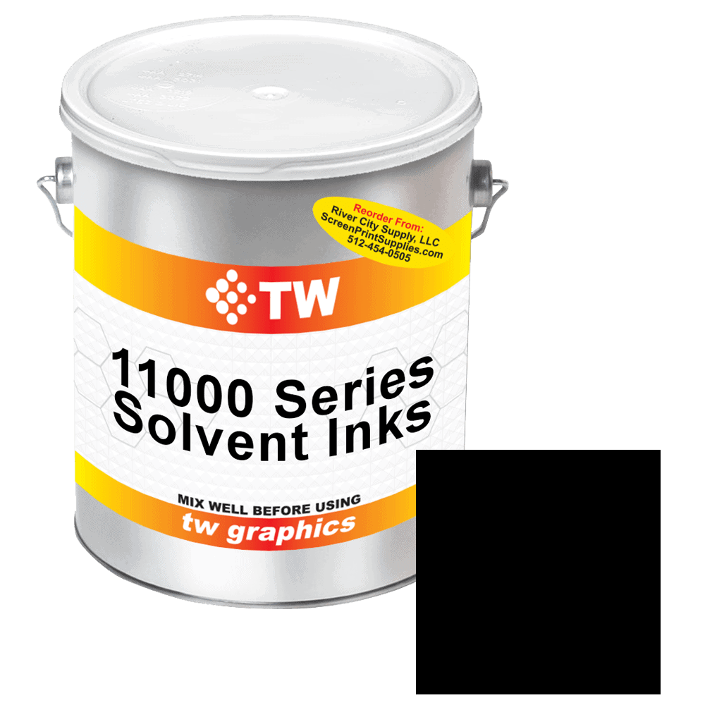 TW 11025 Opaque Black Solvent Based Ink - Versatile Printing Ink